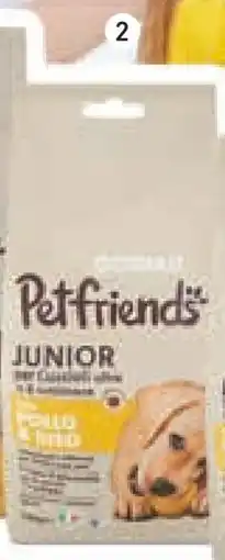 Conad Superstore Conad petfriends junior per cuccioli con pollo & riso offerta