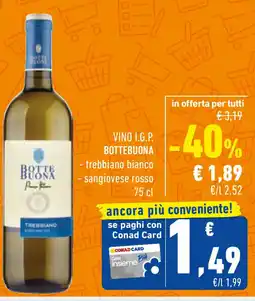 Conad Vino i.g.p. BOTTEBUONA offerta