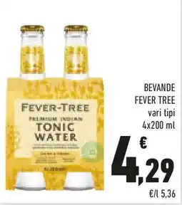 Conad Bevande FEVER TREE offerta