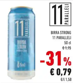 Conad Birra strong 11 PARALLELI offerta