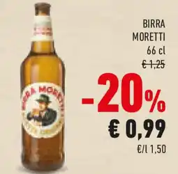 Conad Birra MORETTI offerta