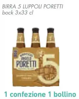 Conad Superstore Birra 5 luppoli PORETTI bock offerta