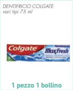 Conad Superstore Dentifricio colgate vari tipi offerta