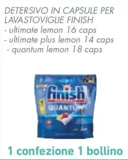 Conad Superstore Detersivo in capsule per lavastoviglie FINISH offerta