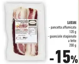 Conad Superstore GARDANI - pancetta affumicata - guanciale stagionato a fette offerta