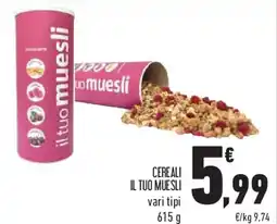 Conad Superstore Cereali il tuo muesli vari tipi offerta