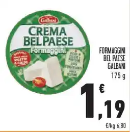 Conad Superstore Formaggini bel paese GALBANI offerta