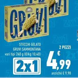 Conad Superstore Stecchi gelato gruvi SAMMONTANA offerta