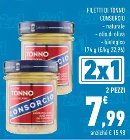 Conad Superstore Filetti di tonno CONSORCIO offerta
