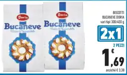 Conad Superstore Biscotti bucaneve DORIA offerta