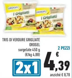 Conad Superstore Tris di verdure grigliate OROGEL offerta