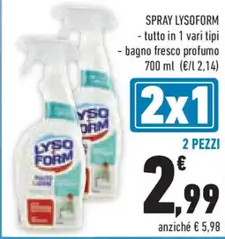 Conad Superstore Spray LYSOFORM offerta