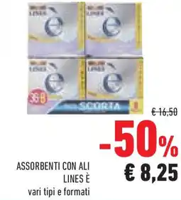 Conad Superstore Assorbenti con ali LINES È offerta