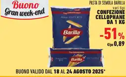 Conad Superstore Pasta di semola BARILLA offerta