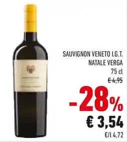 Conad Sauvignon veneto i.g.t. natale verga offerta