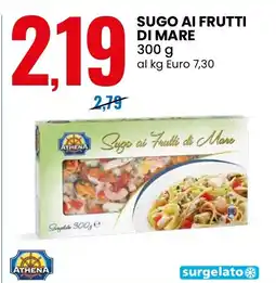 Eurospin Sugo ai frutti di mare ATHENA offerta
