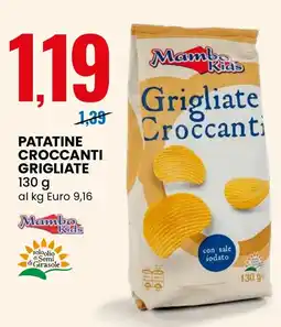 Eurospin Patatine croccanti grigliate Mambo Kids offerta