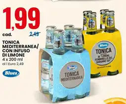 Eurospin Tonica mediterranea/ con infuso di limone blues offerta