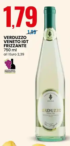 Eurospin Verduzzo veneto igt frizzante MEOLO offerta