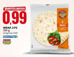 Eurospin Wrap, 3 pz TRE MULINI offerta