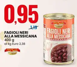 Eurospin Fagioli neri alla messicana Delizie dal Sole offerta