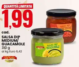 Eurospin Salsa dip medium/ guacamole Delizie dal Sole offerta