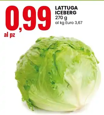 Eurospin Lattuga iceberg offerta