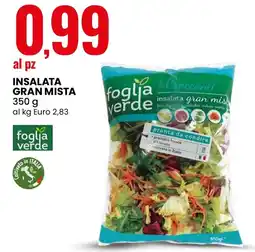Eurospin Insalata gran mista foglia verde offerta
