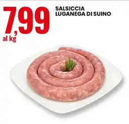 Eurospin Salsiccia luganega di suino offerta
