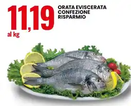 Eurospin Orata eviscerata confezione risparmio offerta