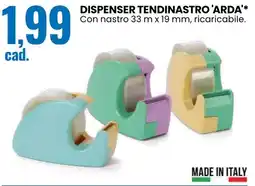 Eurospin Dispenser tendinastro 'arda offerta