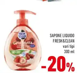 Conad Sapone liquido FRESH&CLEAN offerta