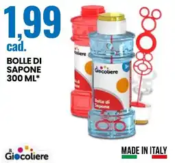 Eurospin Giocoliere bolle di sapone offerta