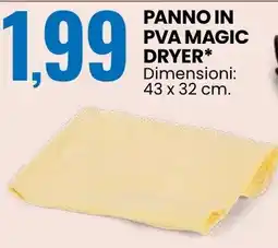 Eurospin Panno in pva magic dryer offerta