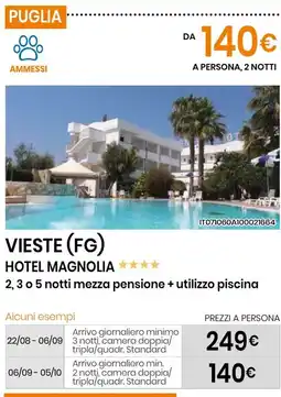 Eurospin Vieste (fg) hotel magnolia offerta