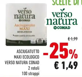 Conad Asciugatutto maxi ecologico VERSO NATURA CONAD offerta