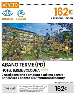 Eurospin Abano terme (pd) hotel terme bologna offerta