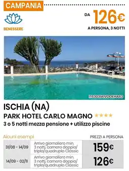 Eurospin Ischia (na) park hotel carlo magno offerta