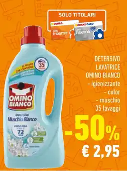 Conad Detersivo lavatrice OMINO BIANCO offerta