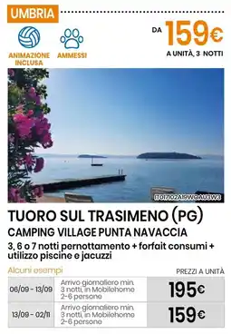 Eurospin Tuoro sul trasimeno (pg) camping village punta navaccia offerta