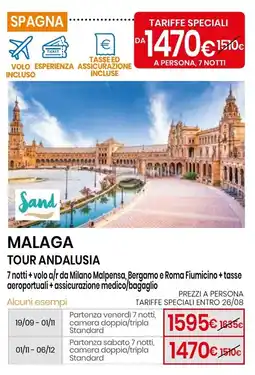 Eurospin Malaga tour andalusia offerta