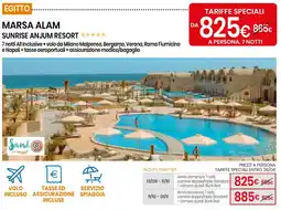 Eurospin Marsa alam sunrise anjum resort offerta