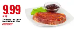 Eurospin Tagliata di coppa marinata al bbq offerta