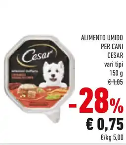 Conad Alimento umido per cani CESAR offerta