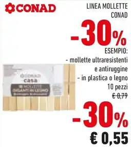 Conad Linea mollette CONAD offerta