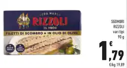 Conad Sgombri RIZZOLI vari tipi offerta