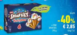 Conad 6 coni SMARTIES offerta