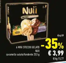 Conad 6 mini stecchi gelato NUII offerta