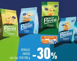 Conad Sfoglie PAVESI vari tipi offerta