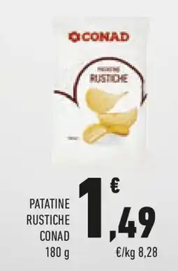 Conad Patatine rustiche CONAD offerta